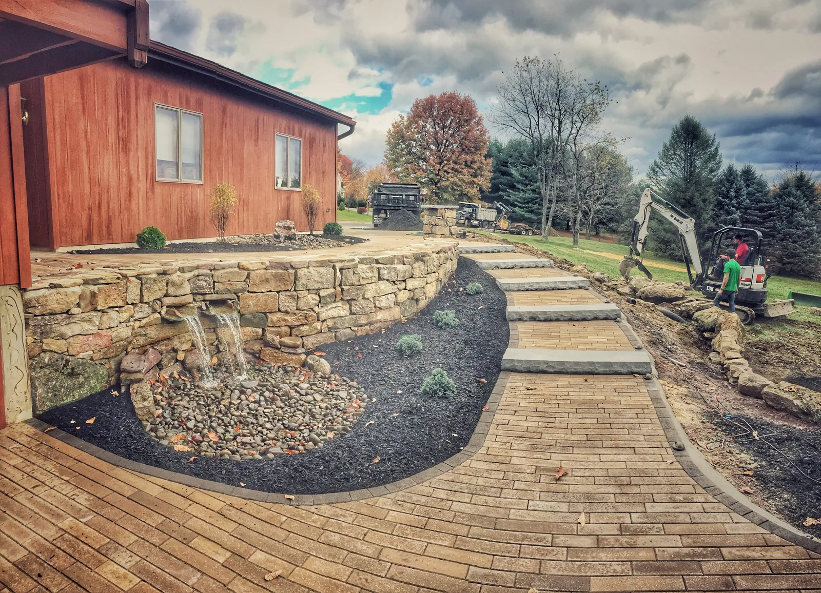 Lehigh Valley Paver Walkway & Retaining Wall Project