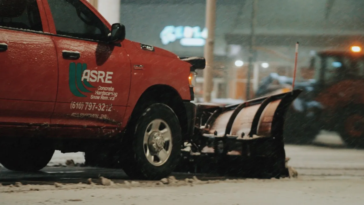 Snow Being Plowed