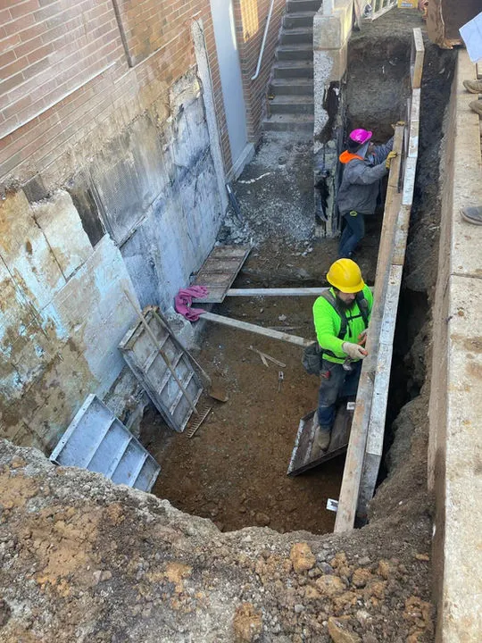 Trenching for Lines, Drains and Footings